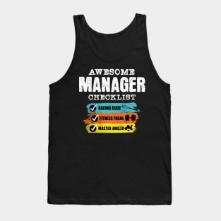 Awesome manager checklist Tank Top